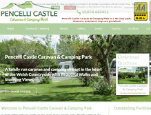 Tablet Screenshot of pencelli-castle.com